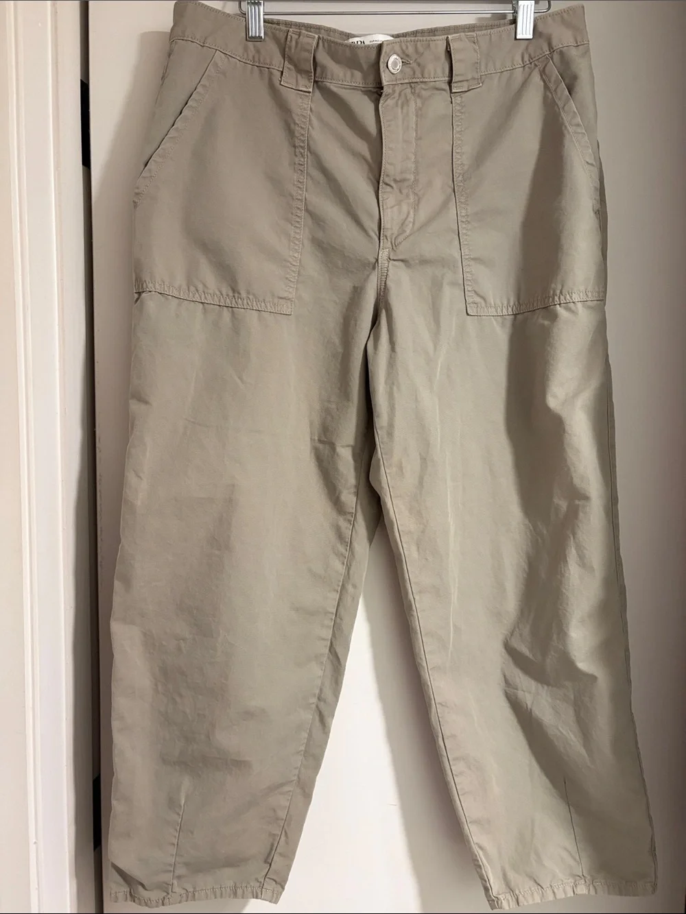 Zara Beige Utility Chinos
